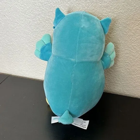 Sqishmallows Hug Mees Winston The Owl 10 Inches Blue Teal Stuffed Animal Plush - Picture 3 of 5